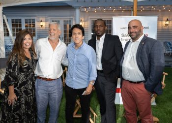 Elisa DiStefano, Pat Dolan, Mitch Albom, Dr. Wesner Jacotin, Dr. Eric Cioe-Pena (Photo Credit: PMC / Mark Sagliocco)