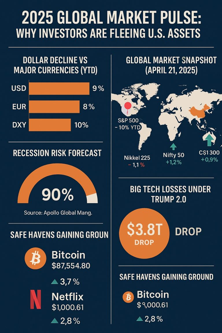 Investors Flee U.S. Markets Amid Rising Recession Fears and Global ...