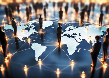 network concept, AI generated image