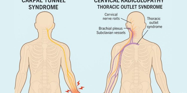 Two Conditions That Are Often Misdiagnosed as Carpal Tunnel Syndrome