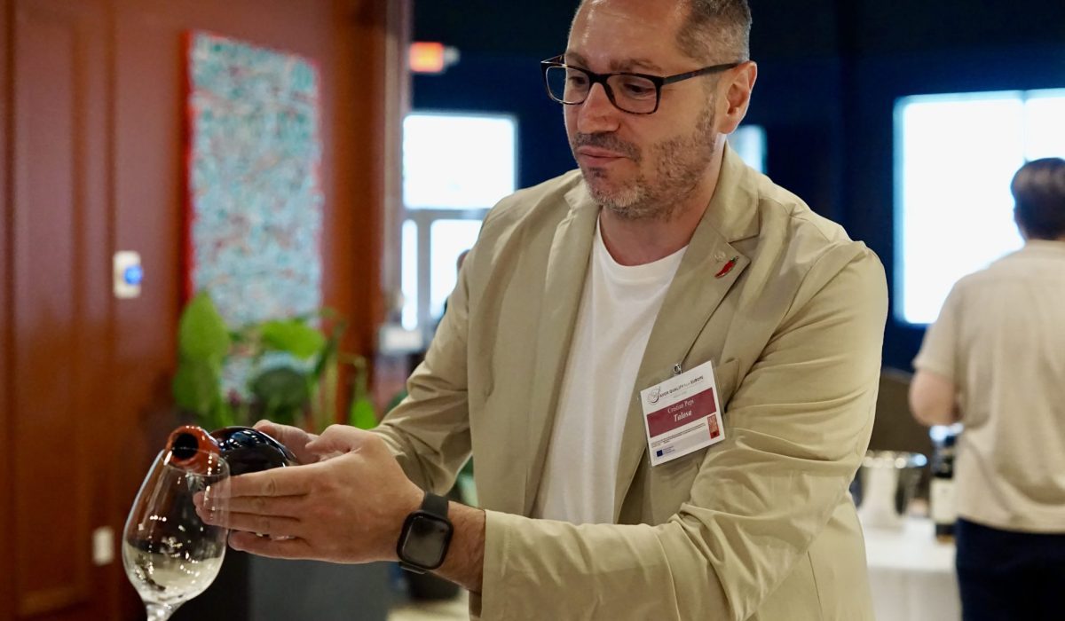 Christian Pepi from Talosa at walkaround tasting