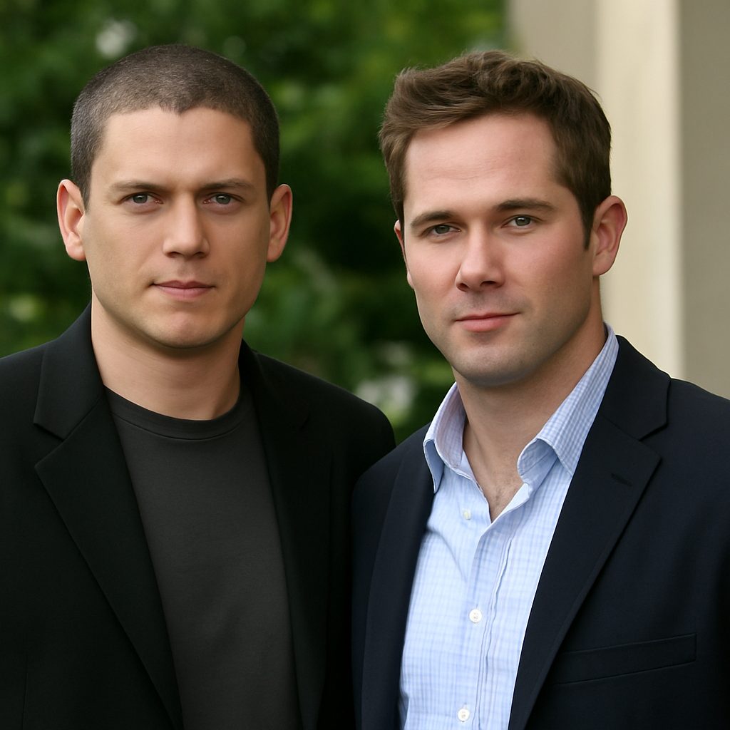 Wentworth Miller and Luke Macfarlane
