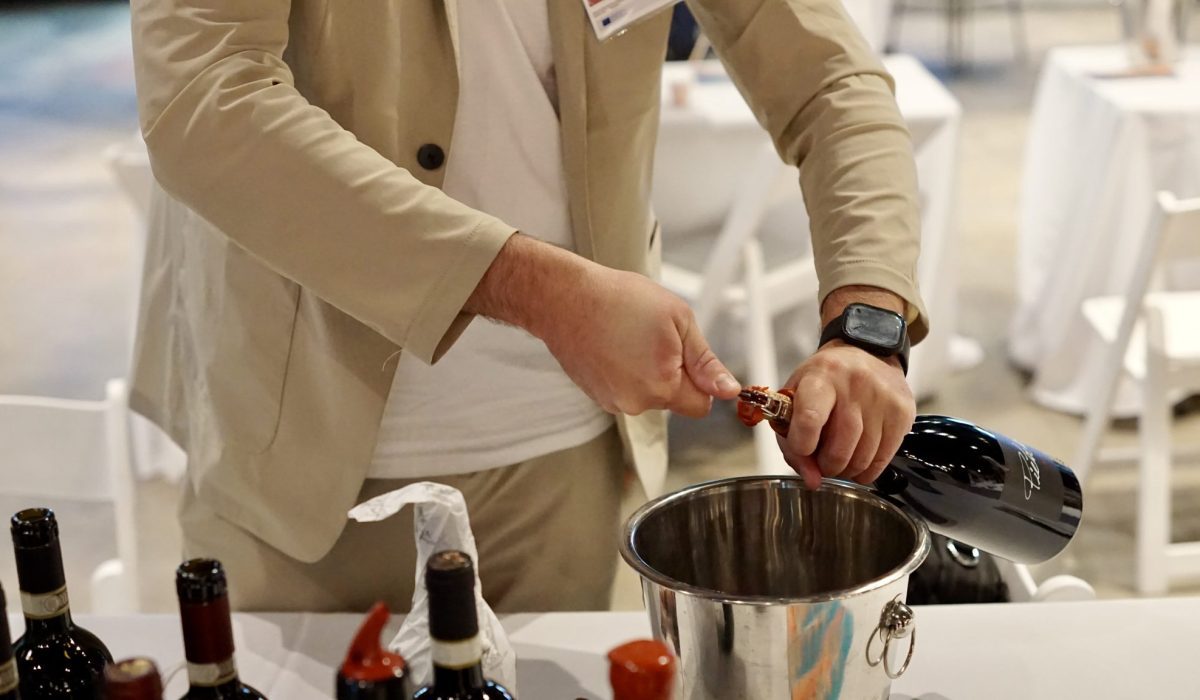 Talosa table trying other wines not offered at the Masterclass