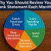 Why You Should Review Your Bank Statement Each Month