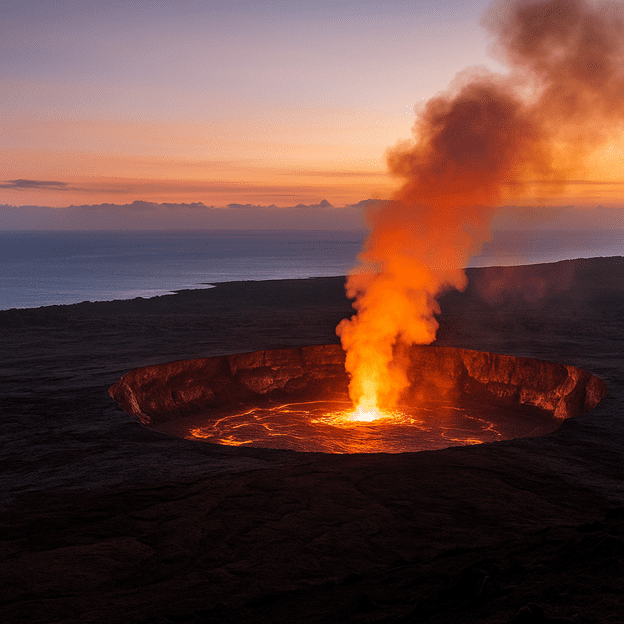 Eruption at Hawai‘i Volcanoes National Park—Big Island’s fiery allure