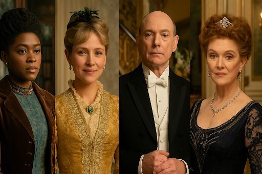 Supporting characters who shape the intricate social world of The Gilded Age.