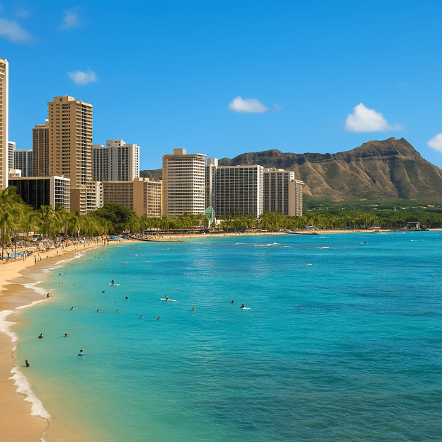 Waikiki Beach and Diamond Head—Oahu’s iconic welcome for first-time travelers