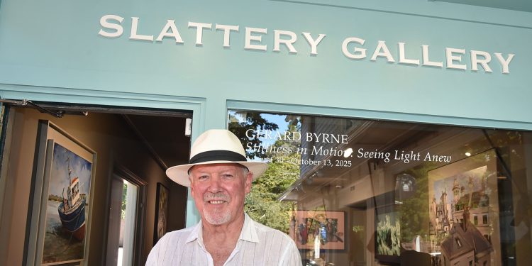 AUGUST 31: Gerard Byrne attends Gerard Byrne's "Stillness In Motion: Seeing Light Anew" Opening Reception on August 31, 2025. (Photos by Patrick McMullan/PMC/PMC)