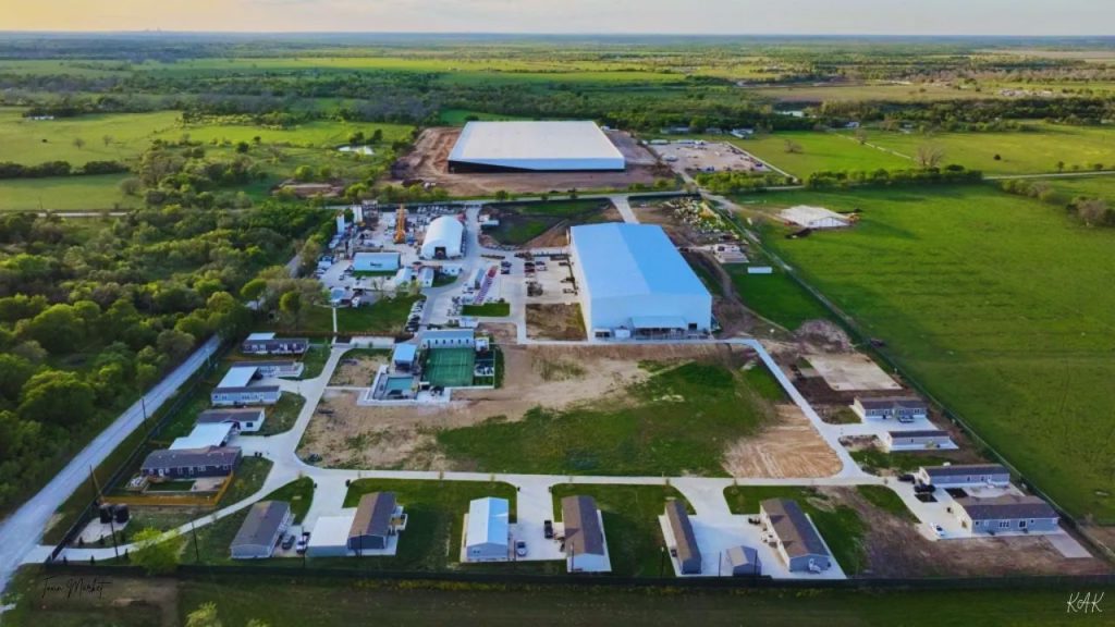 Elon Musk’s modest Texas home near SpaceX’s Starbase launch site.