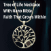 Gold plated jewelry featuring tree of life design with Bible inside from My Nano Jewelry