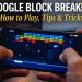 Google Block Breaker