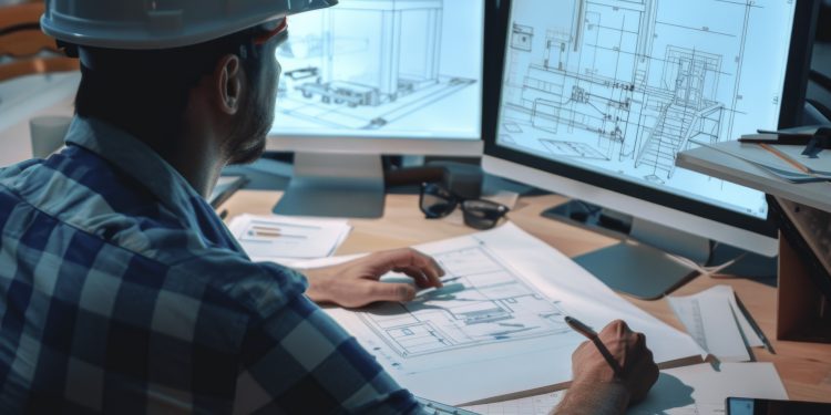 engineering worker in the workflow --chaos 4 --ar 3:2 --style raw --stylize 50 Job ID: 80a72eeb-895d-44fc-97b9-341847f059f3