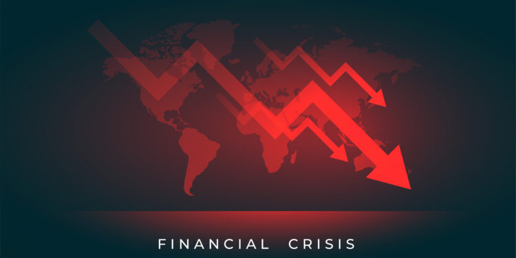 economy stock market downfall of finacial crisis