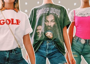 how to style basic t shirts in multiple ways