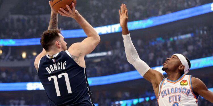 okc thunder vs dallas mavericks match player stats