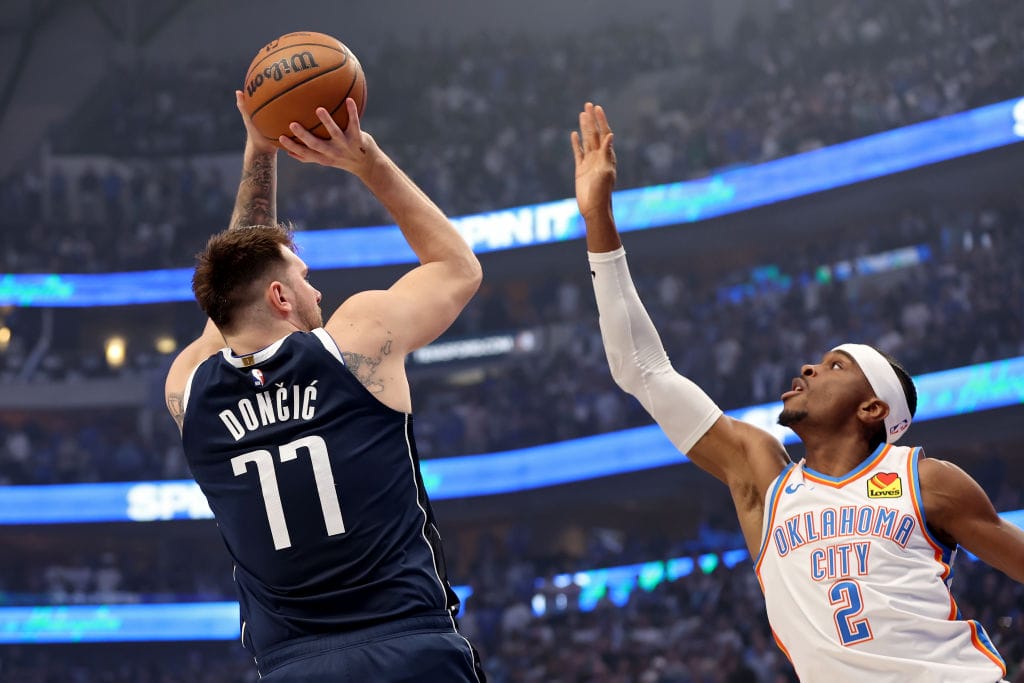 okc thunder vs dallas mavericks match player stats