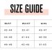 online fashion shopping size guide