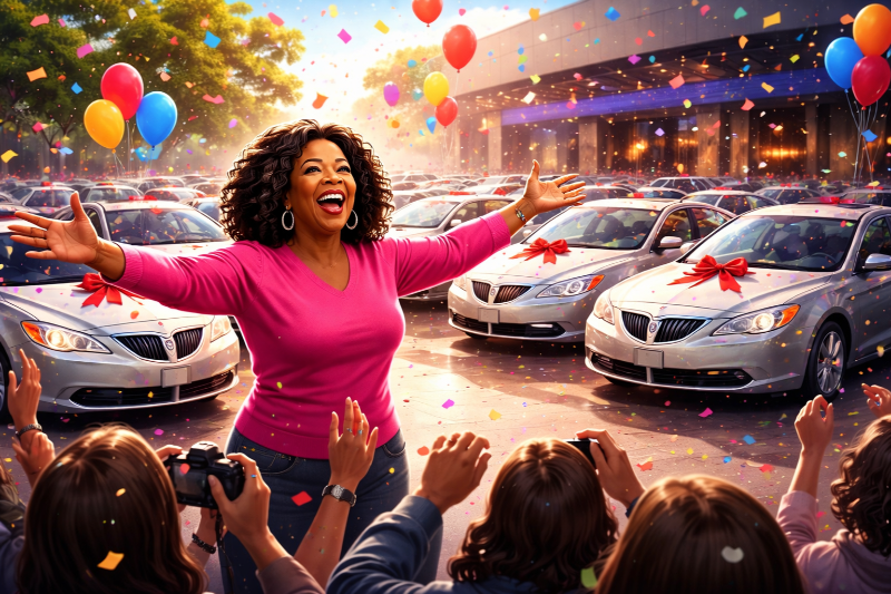The Day Oprah Gave Away 276 Pontiac G6 Cars