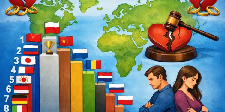 Which Countries Had the Highest Divorce Rates in 2026