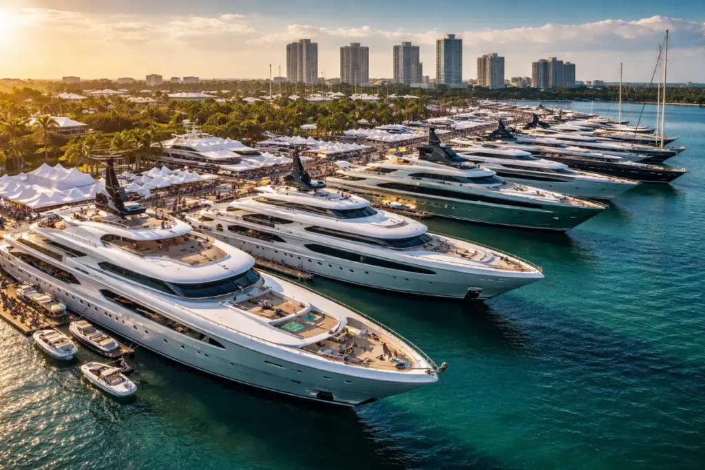 10 Largest Superyachts Dominating the Palm Beach International Boat Show 2026