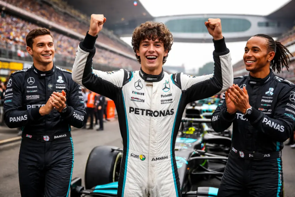 19-Year-Old Antonelli Stuns F1 With Record-Breaking Pole in China