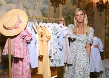 NEW YORK, NEW YORK - MARCH 18: Nicky Hilton Rothschild is seen at the launch of her Nicky Hilton Rothschild X La Coqueta capsule collection on March 18, 2026 in New York City. (Photo by Michael Simon/Getty Images for La Coqueta)