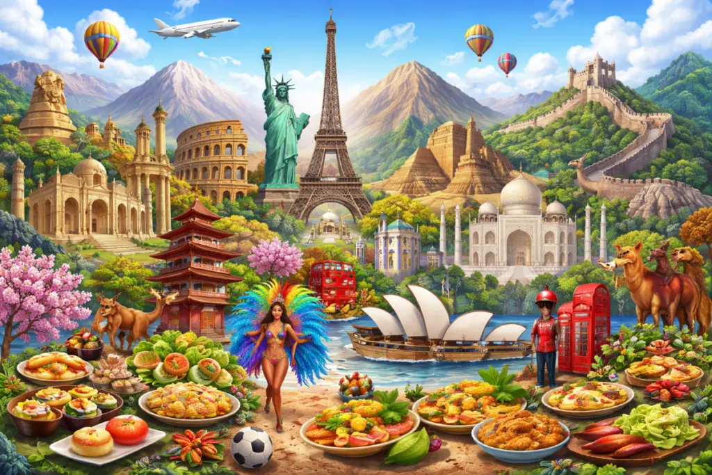 Famous Things Every Country is Known For Around the World