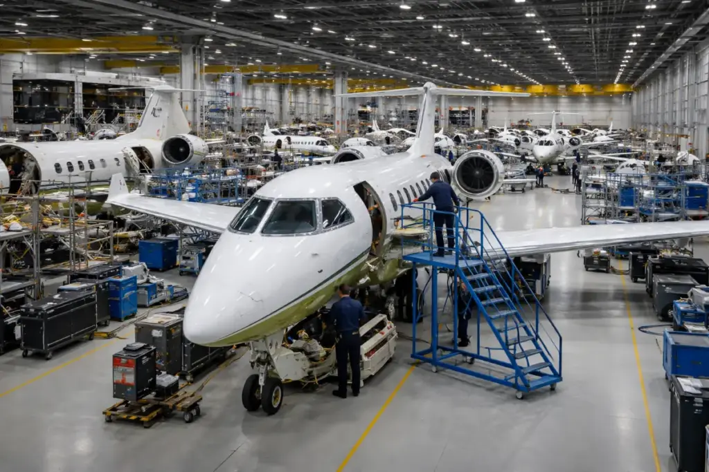Inside Private Jet Manufacturing How Companies Build Your Dream Jet