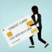 Image illustration of a hacker stealing credit card information