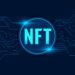 digital NFT non fungible token background design