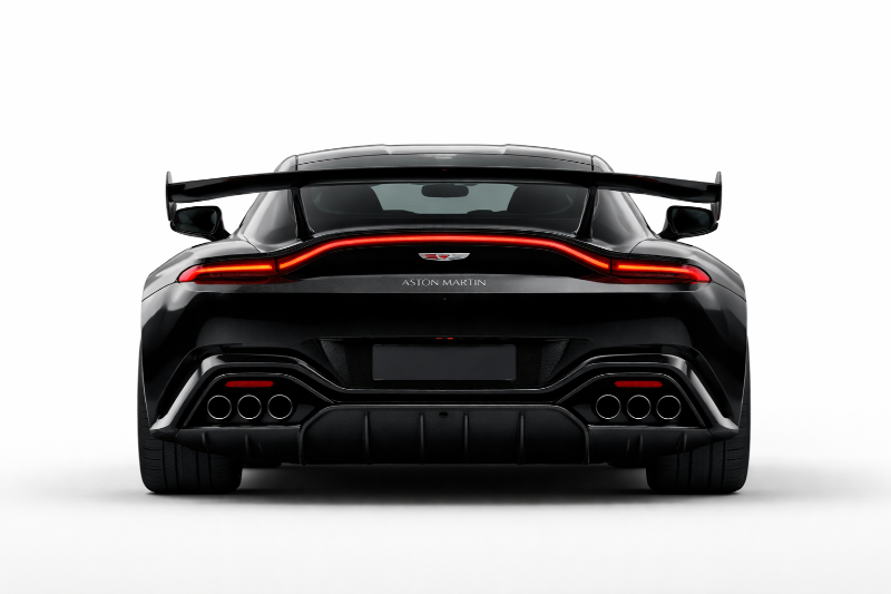 Aston Martin Vantage RS Prototype Spied with Eight Exhaust Setup