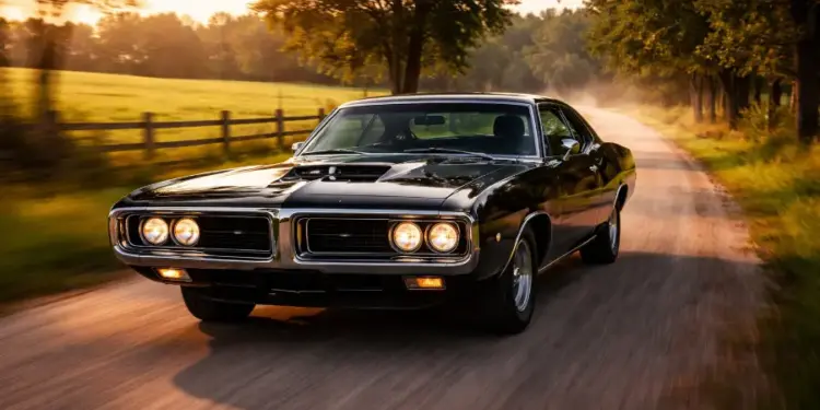 Classic Gem 1971 Charger SE Triple Black With 440 Engine