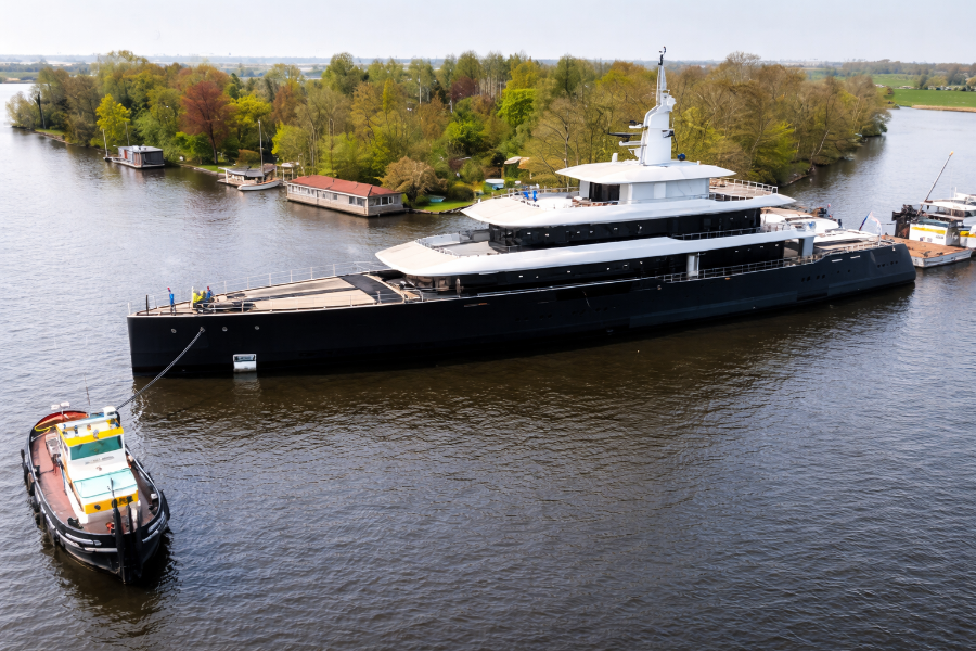 Feadship Project 826 Launch 80m Superyacht with Sailing-Inspired Design