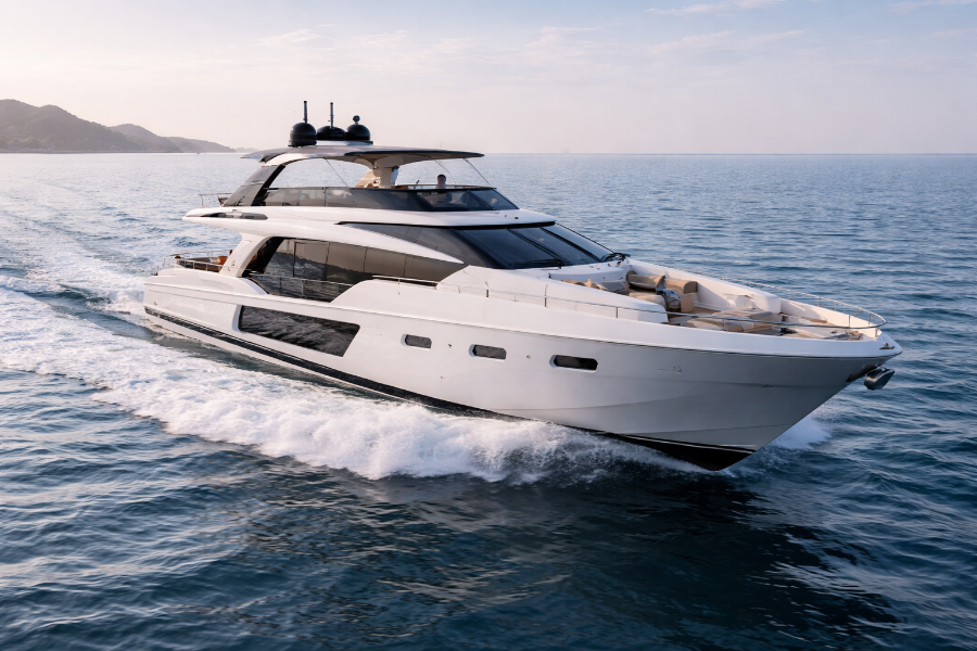 Ferretti Yachts 800 The Art of Understated Luxury
