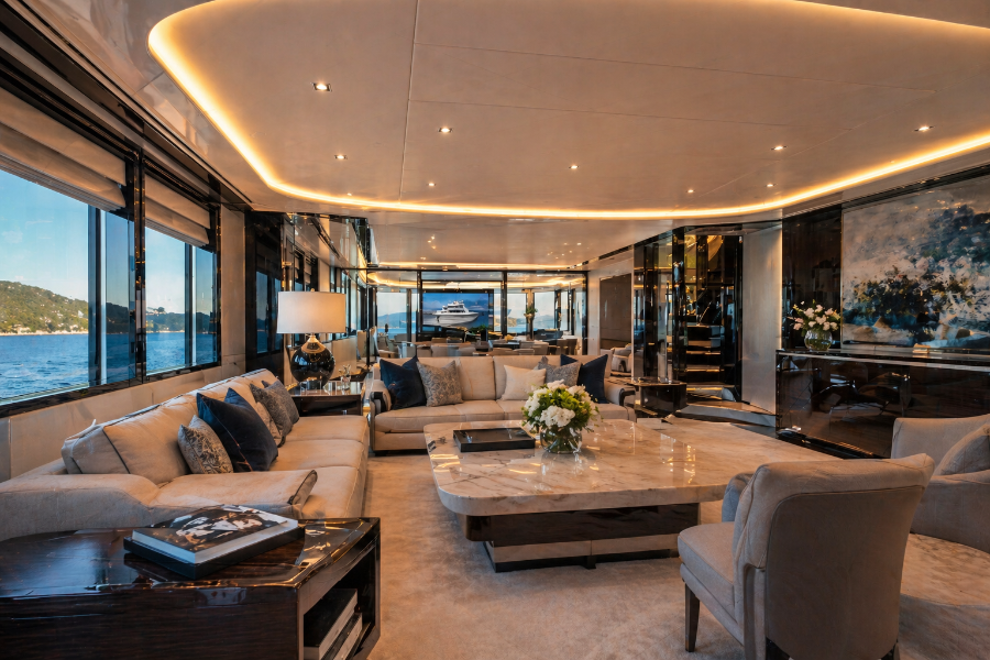 Heesen Yachts – 55m Agnetha interior redesign