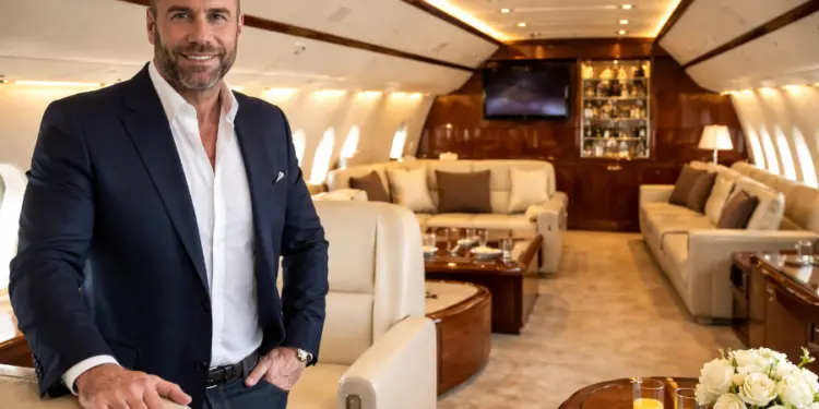 Inside John Travolta’s Luxury Private Jet