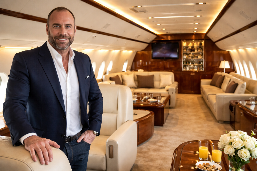 Inside John Travolta’s Luxury Private Jet