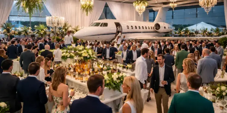 Masters Becomes Hotspot for Private Jet Firms and Elite Clients