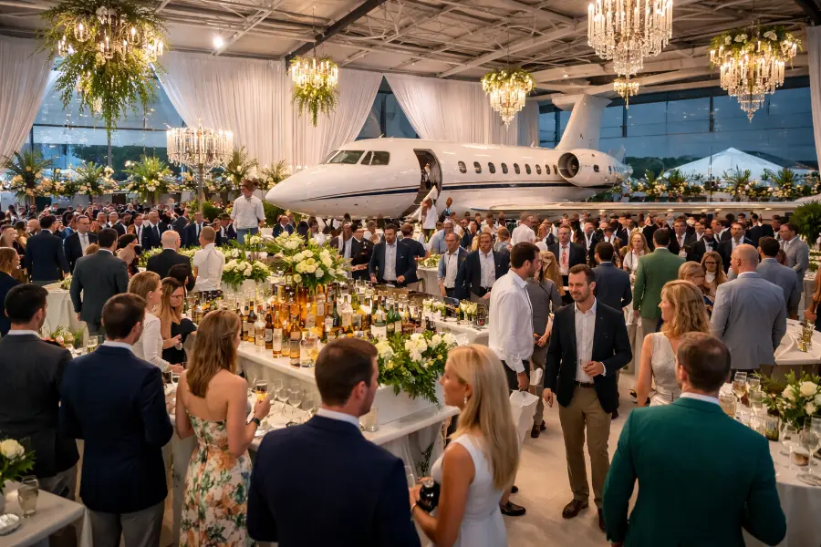 Masters Becomes Hotspot for Private Jet Firms and Elite Clients