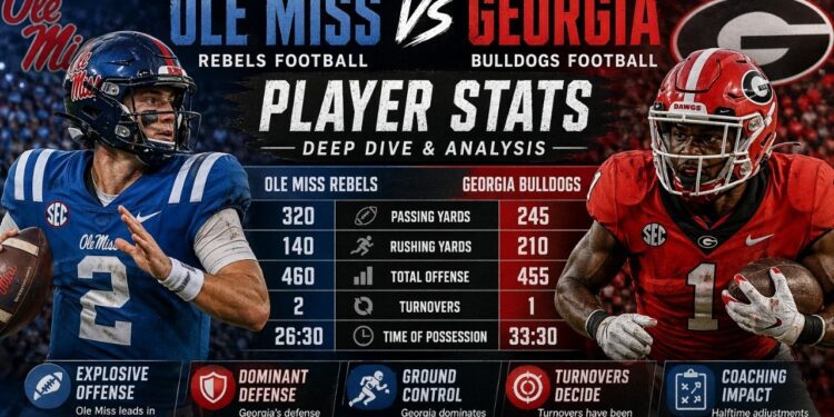 Ole Miss Rebels Football vs Georgia Bulldogs Football Match Player Stats: Deep Dive and Analysis