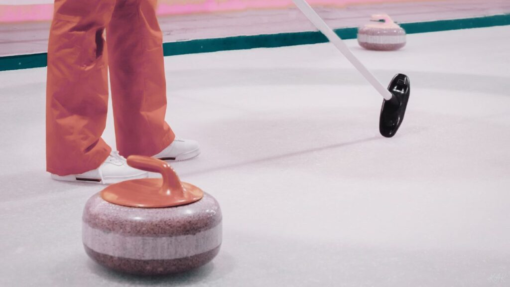How Do Brooms Affect the Stone’s Path in Olympic Curling?