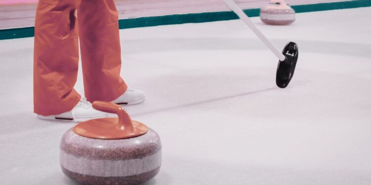 How Do Brooms Affect the Stone’s Path in Olympic Curling?