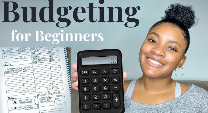 how to create a monthly budget plan for beginners step by step