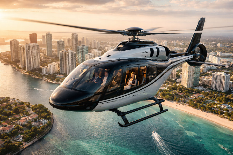 luxury-helicopter-transfers-miami-cost-time