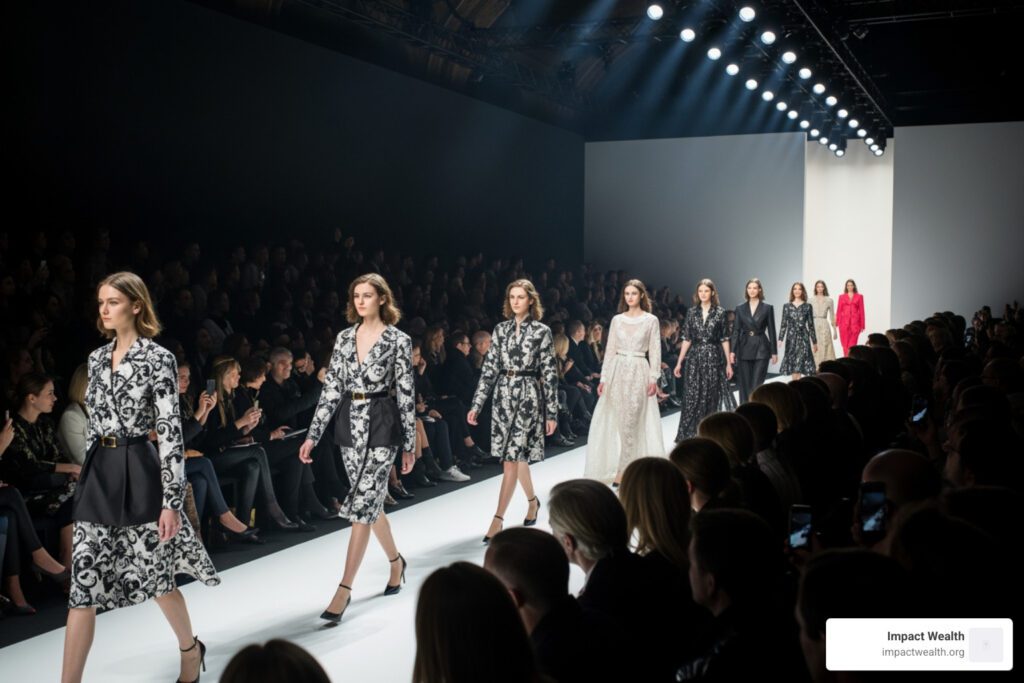 luxury fashion brands runway show Paris