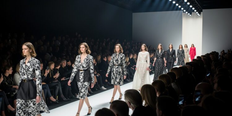 luxury fashion brands runway show Paris