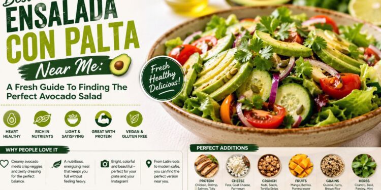 Best Ensalada Con Palta Near Me: A Fresh Guide To Finding The Perfect Avocado Salad