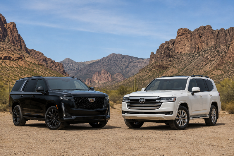 Cadillac Escalade vs. Toyota Land Cruiser Which is the Winner