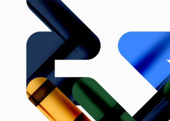 Dynamic colorful lines minimal abstract background