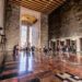 ANKARA, TURKEY - SEPTEMBER 20, 2022: Interior of the Mausoleum of Mustafa Kemal Ataturk (Anitkabir) in Ankara, Turkey